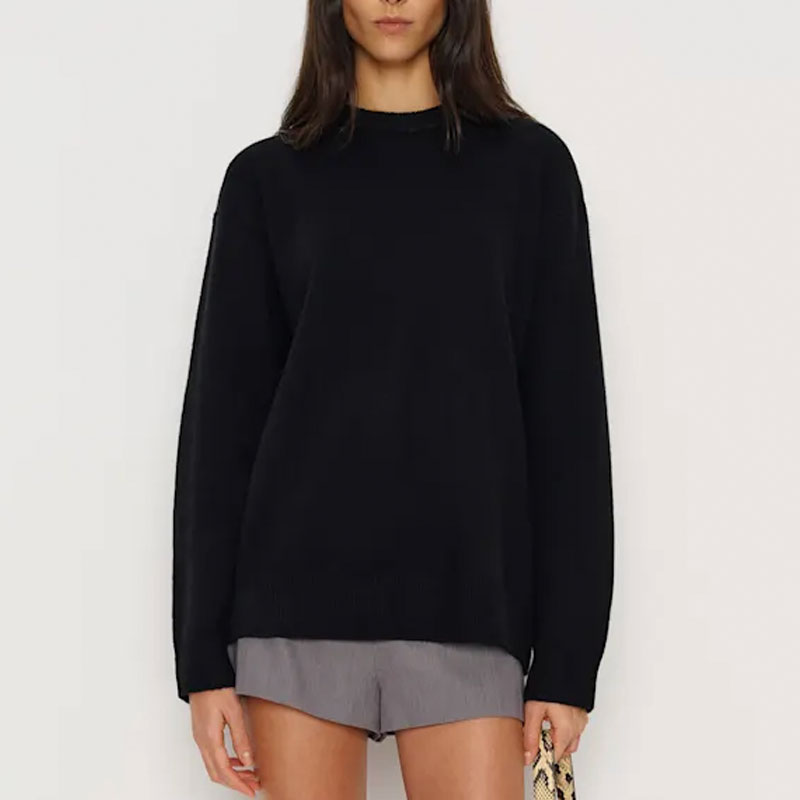 reformation black sweater