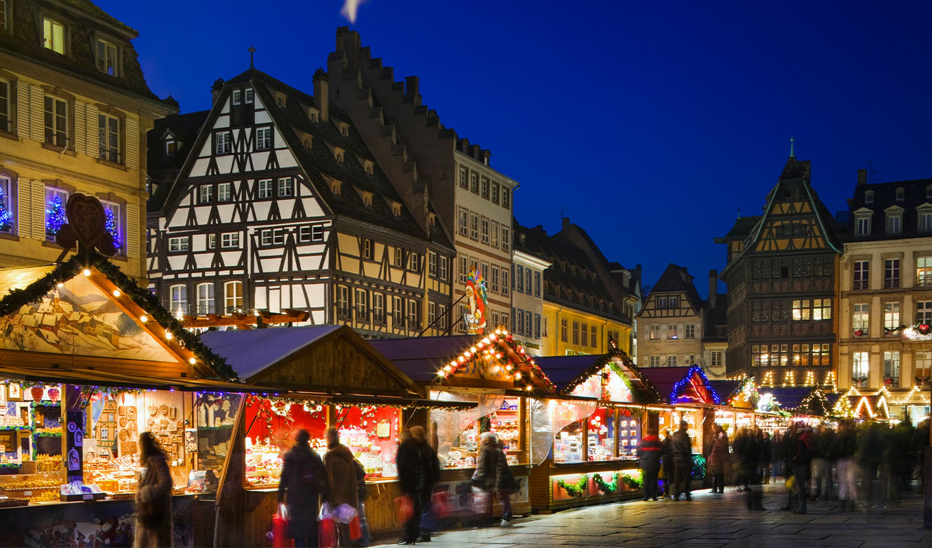 Christmas Shopping at a Marché de Noël