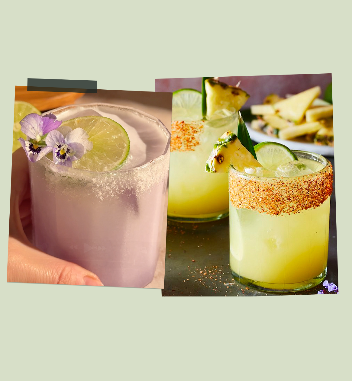 margarita recipes: coconut lavender and spicy