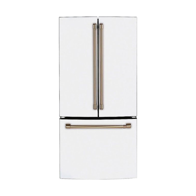 Brooklyn Kitchen Renovation Before and After GE Cafe%CC%81 French Door Counter Depth Refrigerator