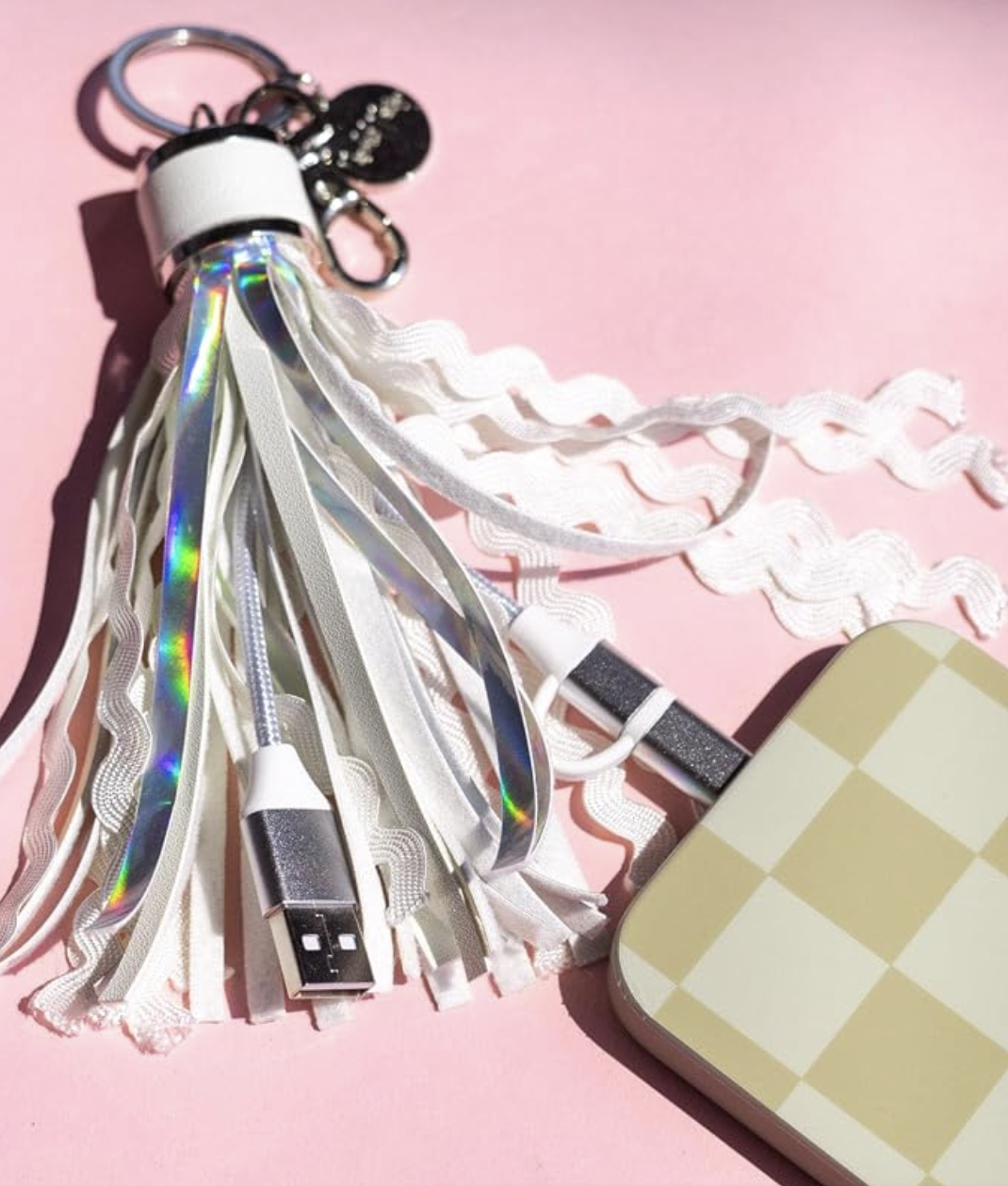keychain with charging cable