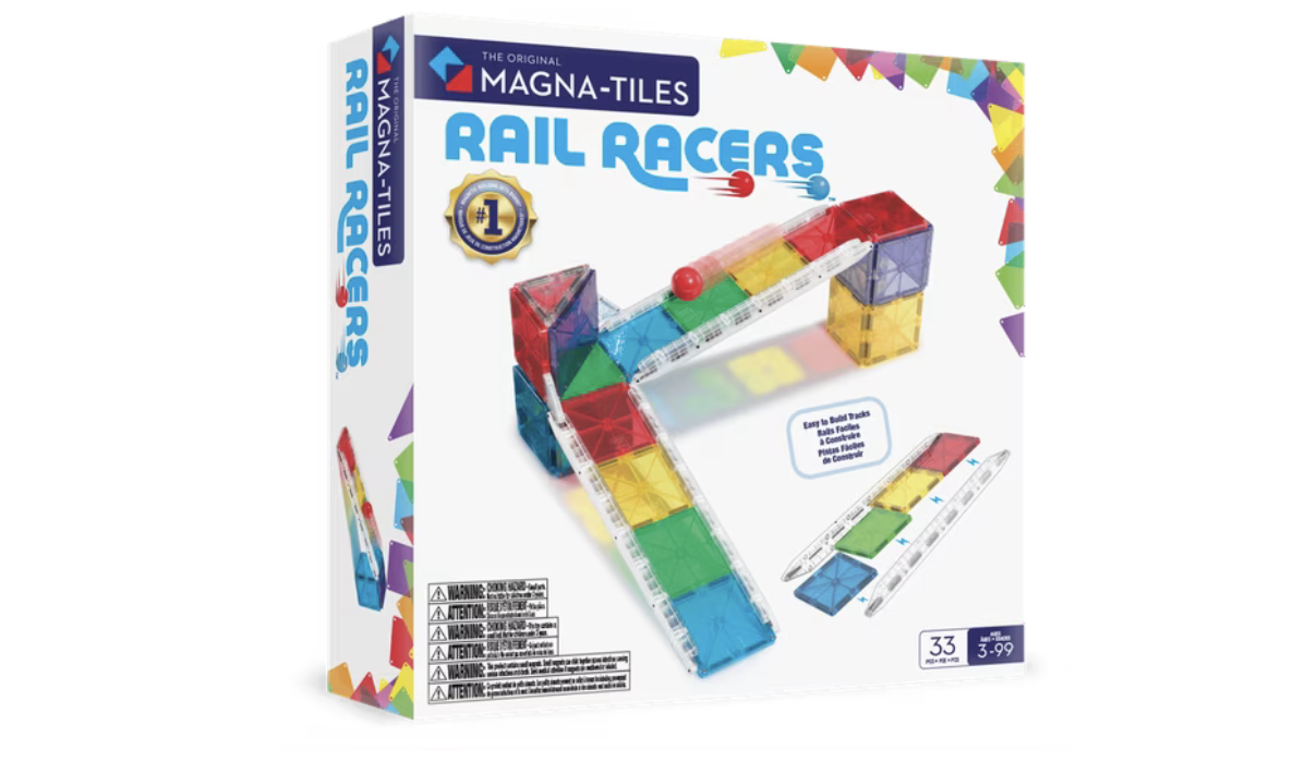 magna-tiles rail racers kit