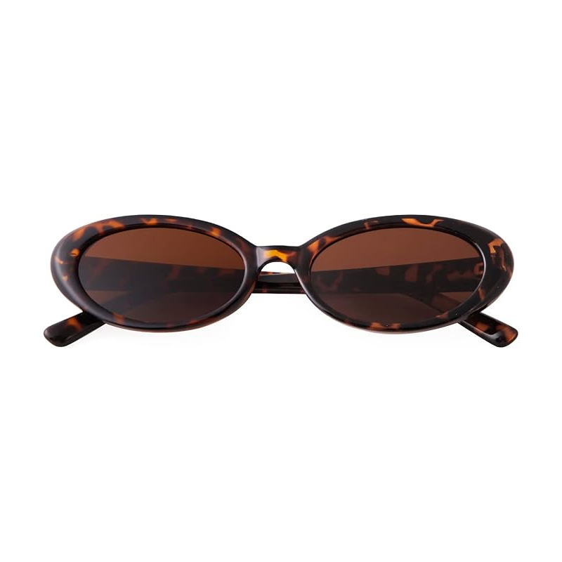 french capsule wardrobe Amazon Laurinny %E2%80%9890s Oval Sunglasses