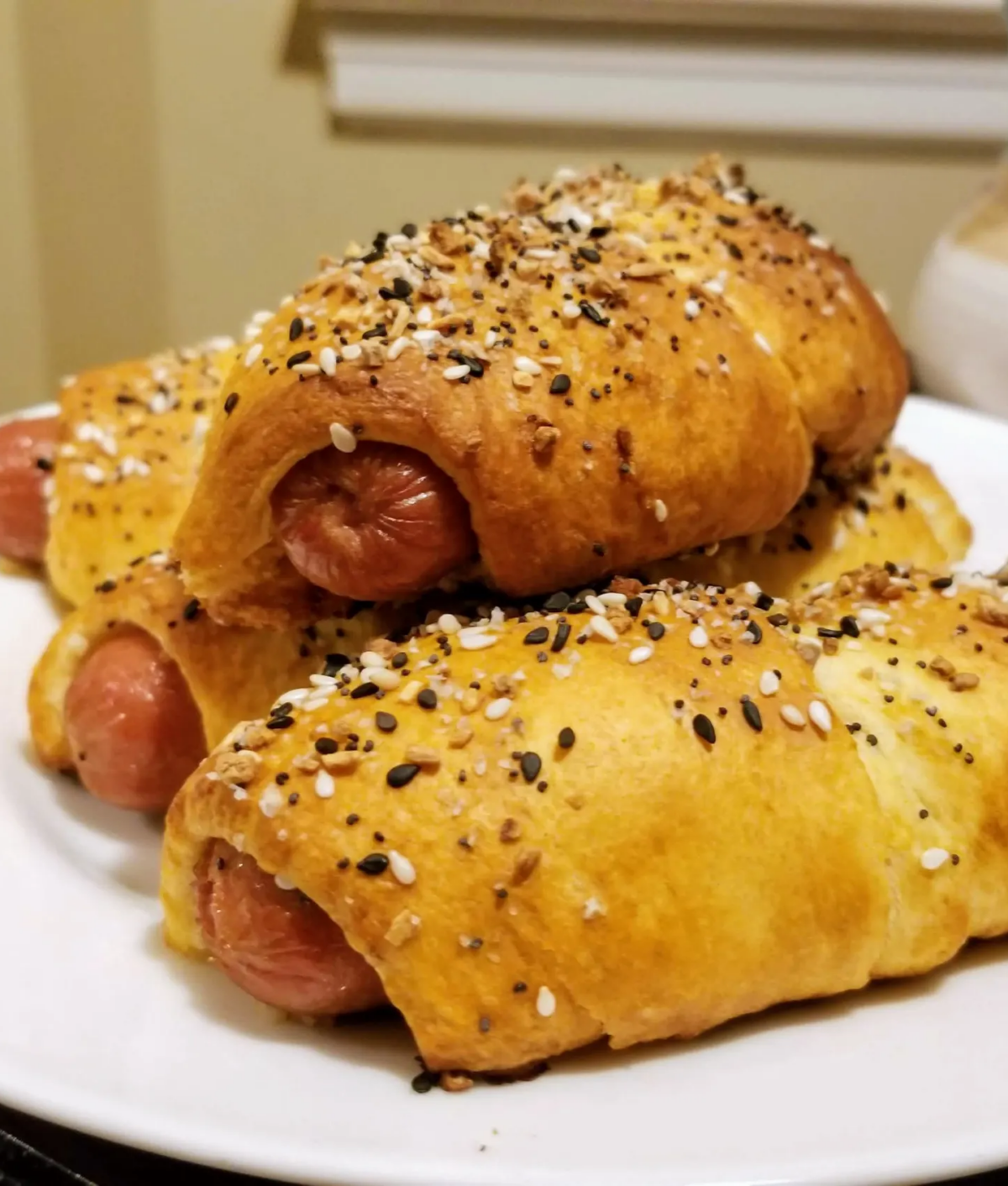 everything bagel hot dogs candace davison 1200x1412