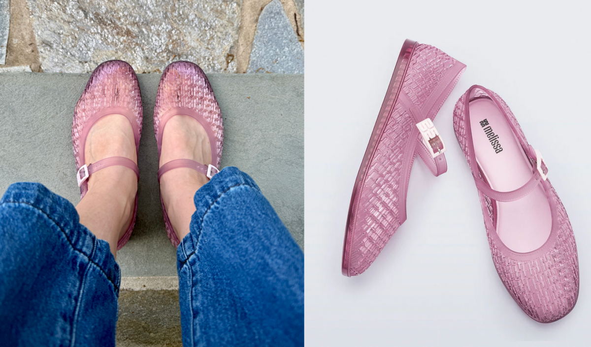 Comfy Jelly Shoes Tested: Original photo of Melissa Harper Jelly flats by Catrina Yohay/Melissa