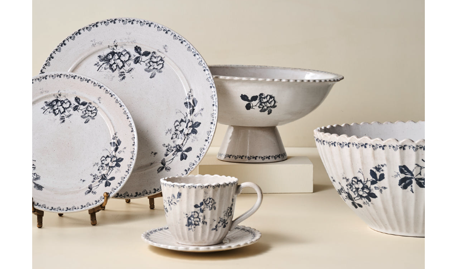 floral tea set