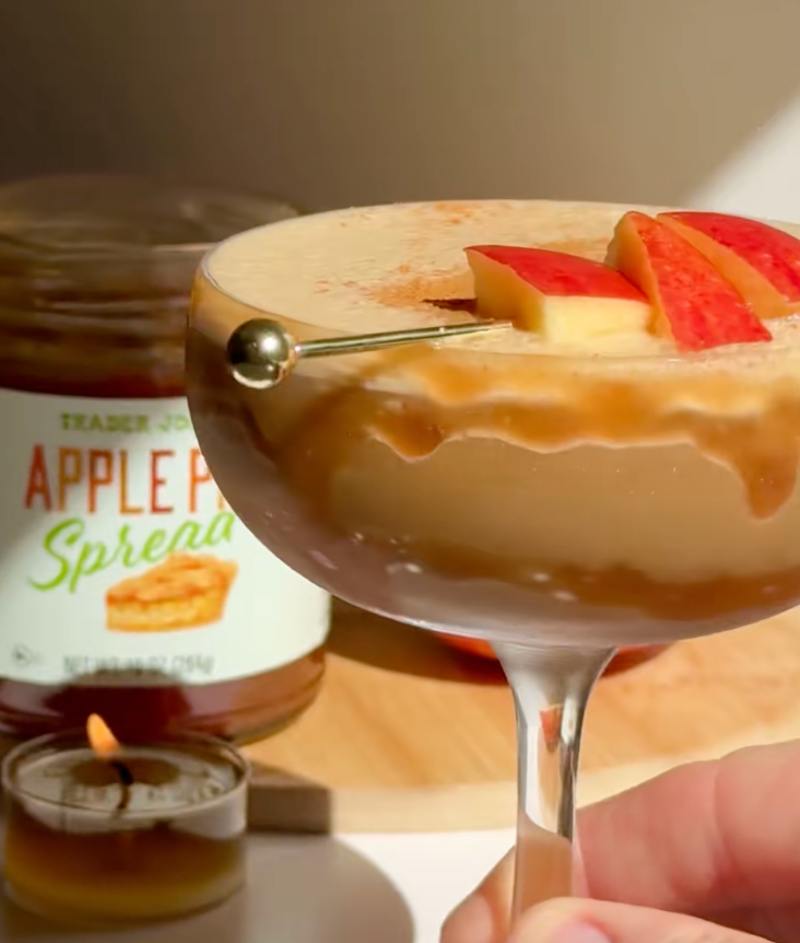 Trader Joe's apple pie martini