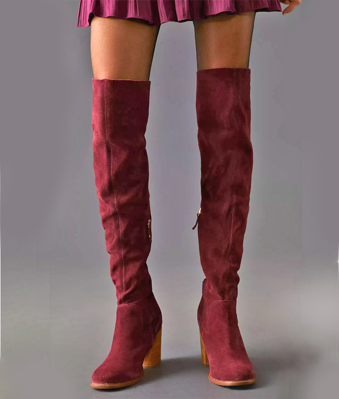 thigh-high boots: Kelsi Dagger brand boots