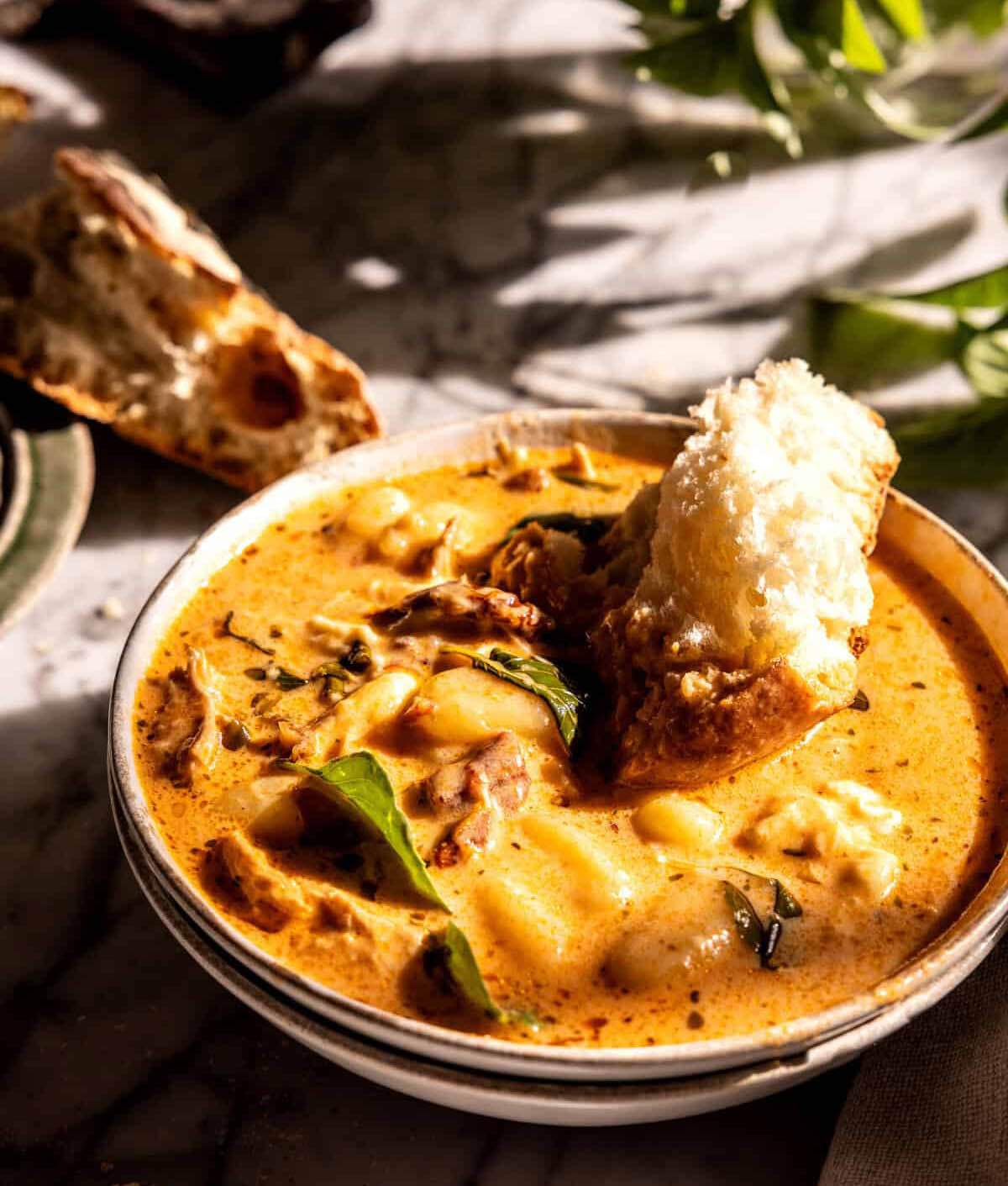 fall dinner ideas marry me gnocchi soup