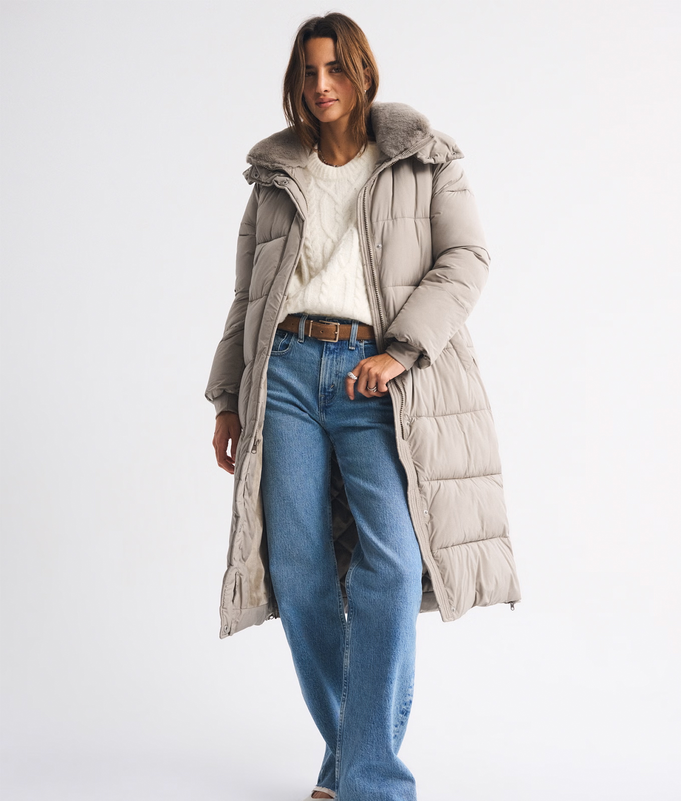 abercrombie fitch black friday sale: long puffer