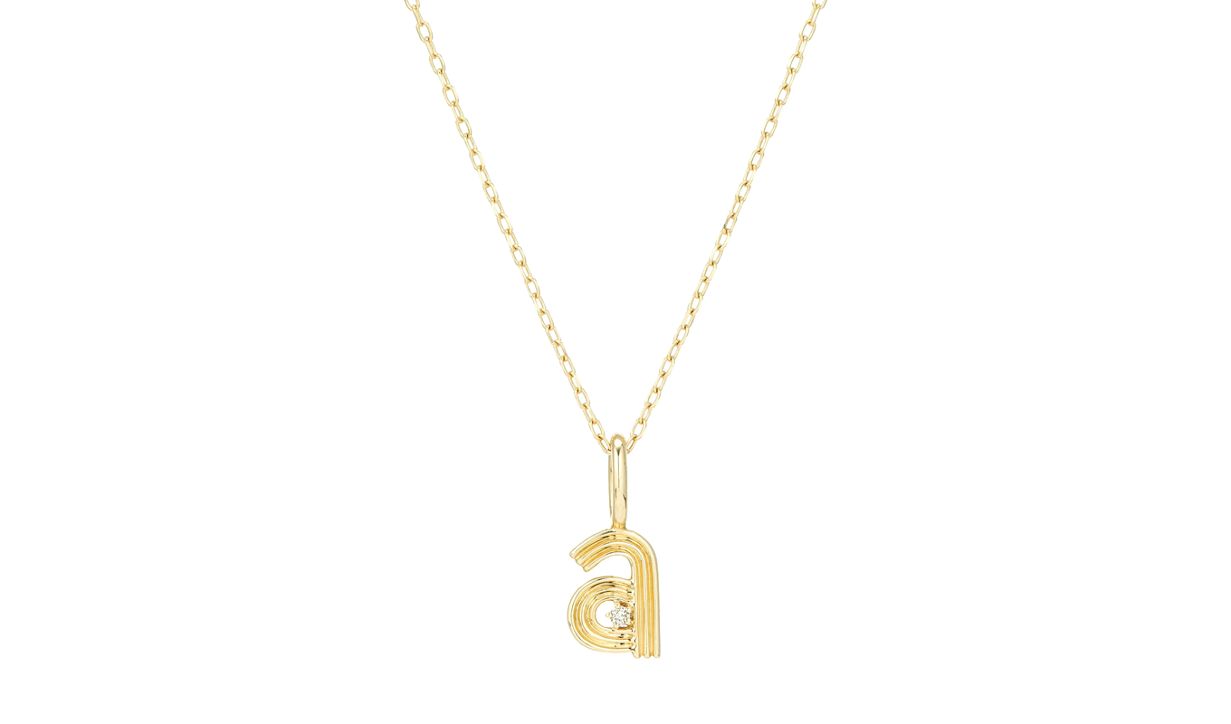 Nordstrom Holiday Gifts 2025: Gold Letter A Necklace