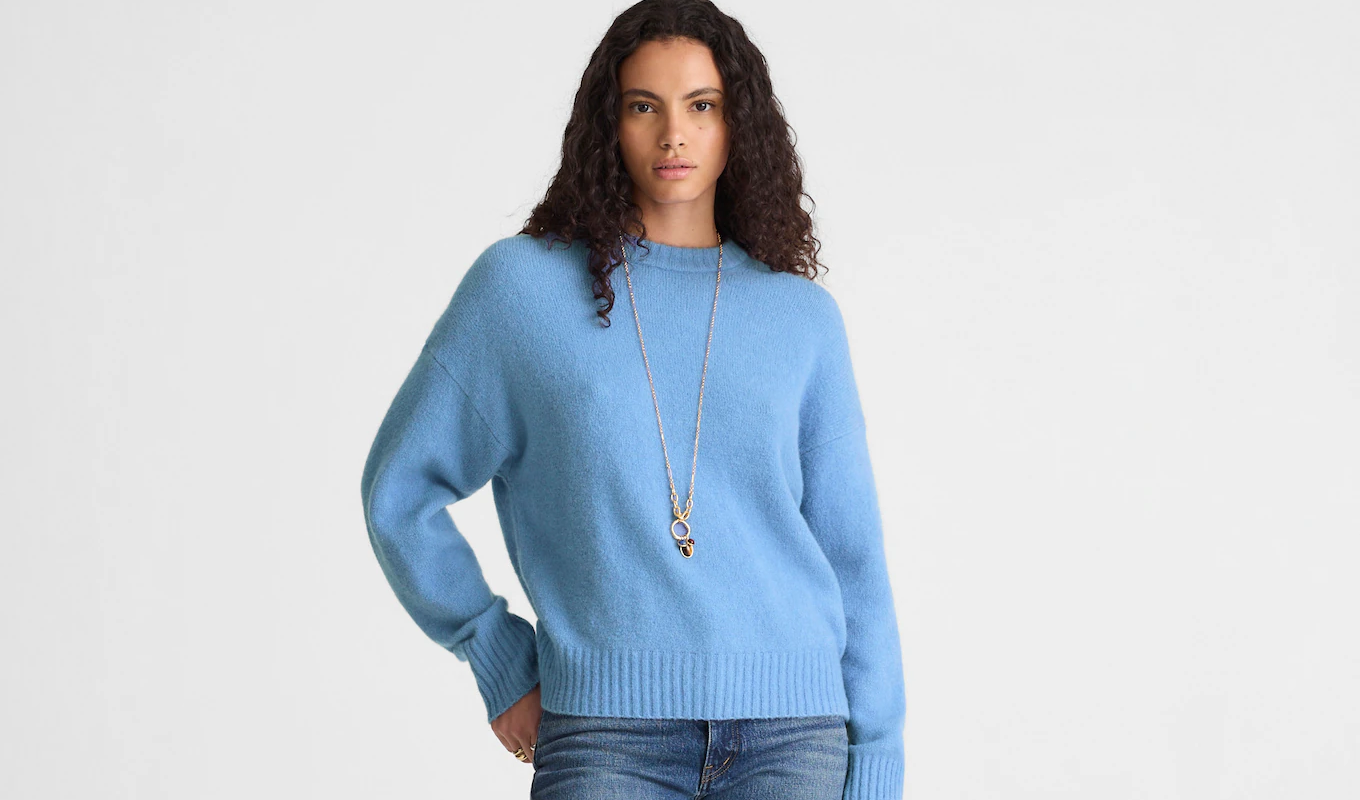madewell-black-friday-sale-blue-sweater