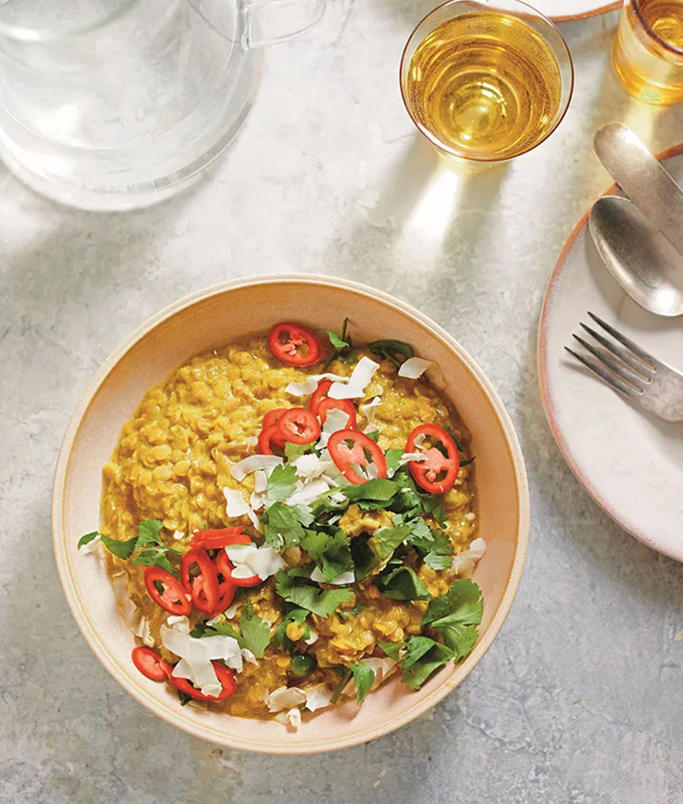 december dinner recipes: immune boosting turmeric golden milk daal