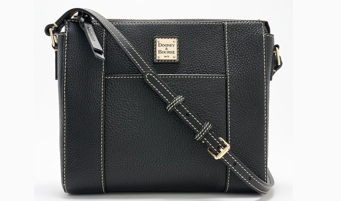 QVC Black Friday Sale 2025: Black Dooney & Bourke Leather Crossbody