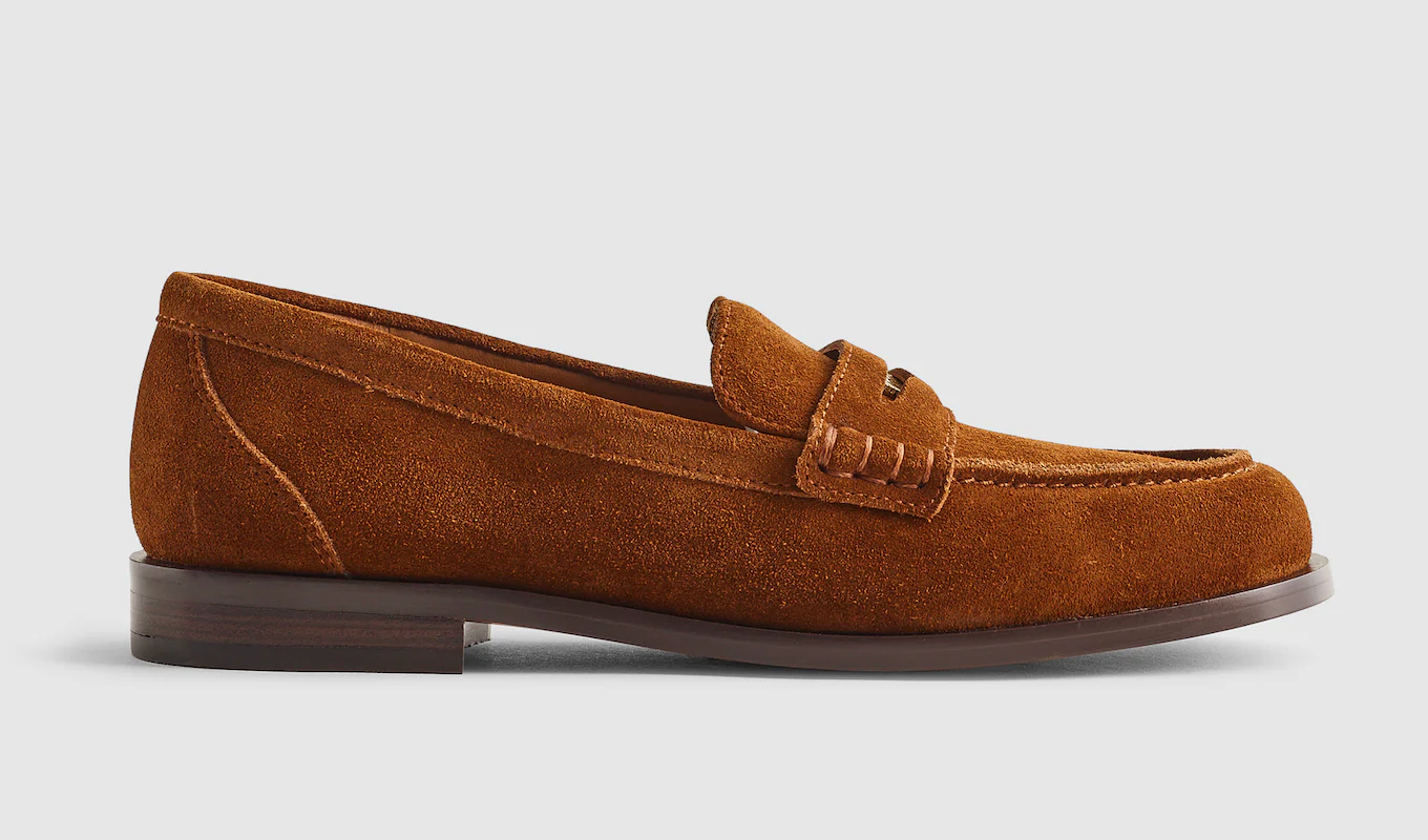 madewell suede loafers