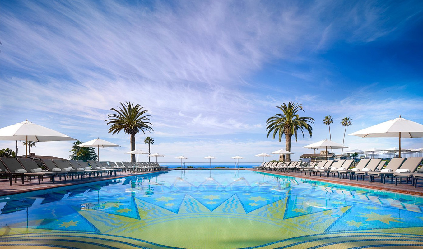 Weekend trips from Los Angeles: Montage Laguna Beach hotel pool