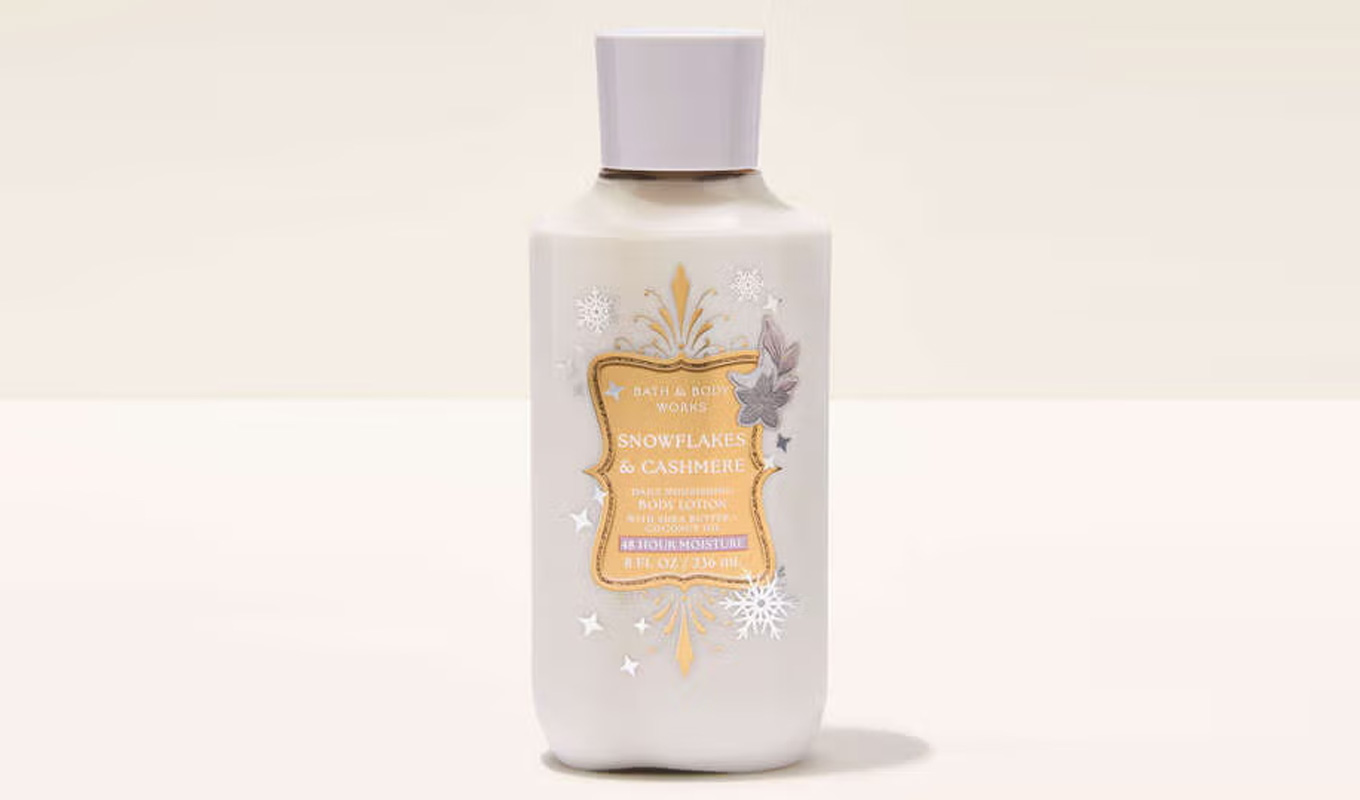 bath & body works black friday sale snowflakes and cashmere lotion