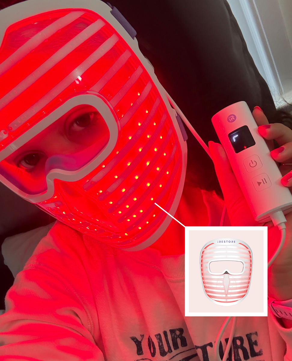 irestore illumina led mask review Hero 9.2