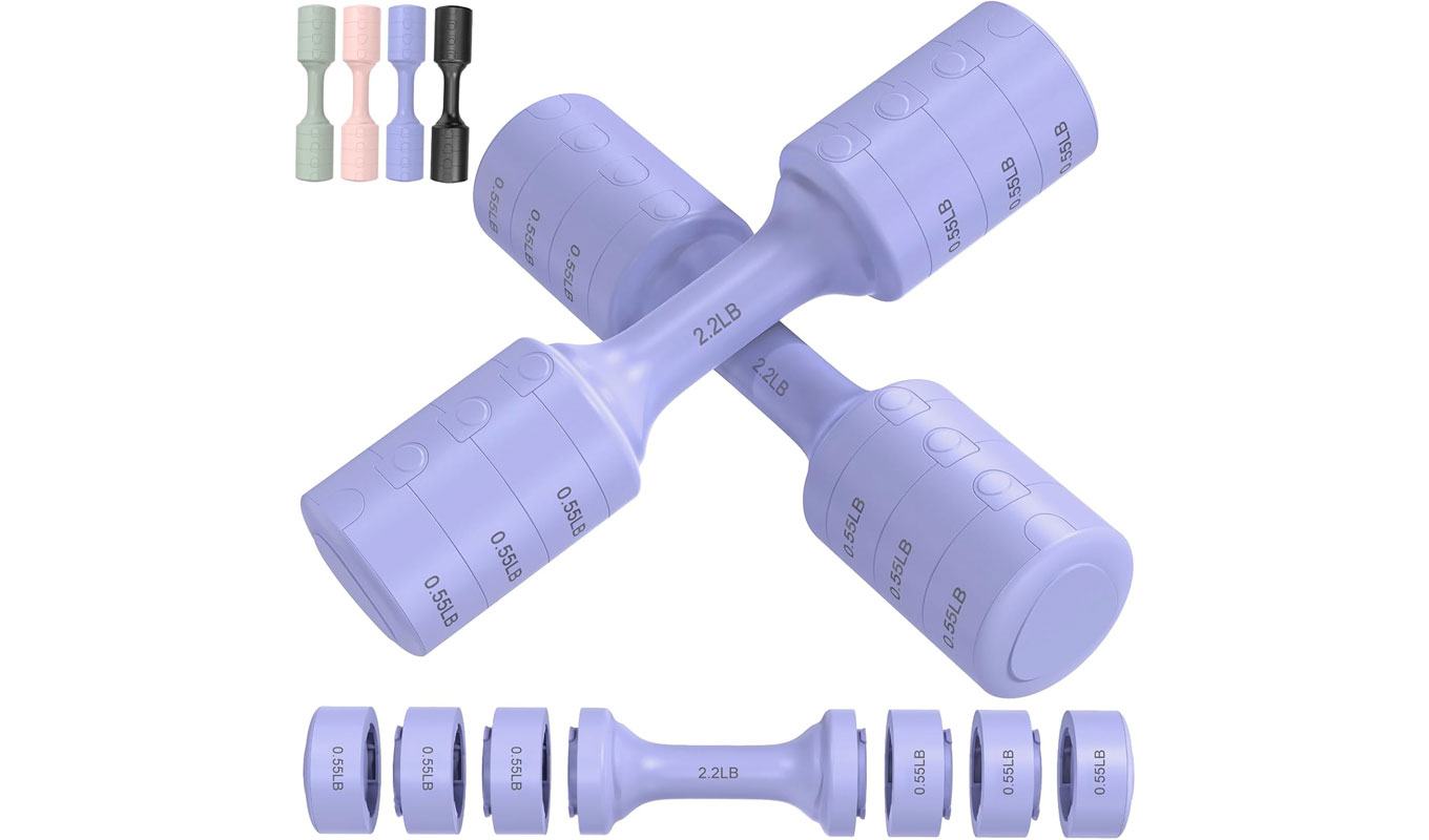 wellness essentials adjustable dumbbells