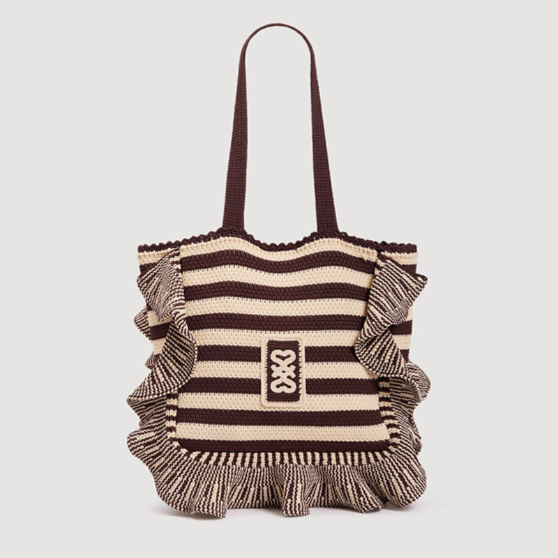 sandro crochet bag