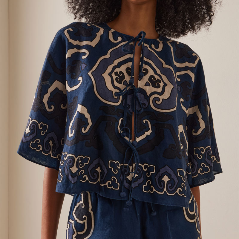 spring print trends sea blaise top
