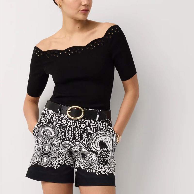 spring print trends whbm paisley shorts