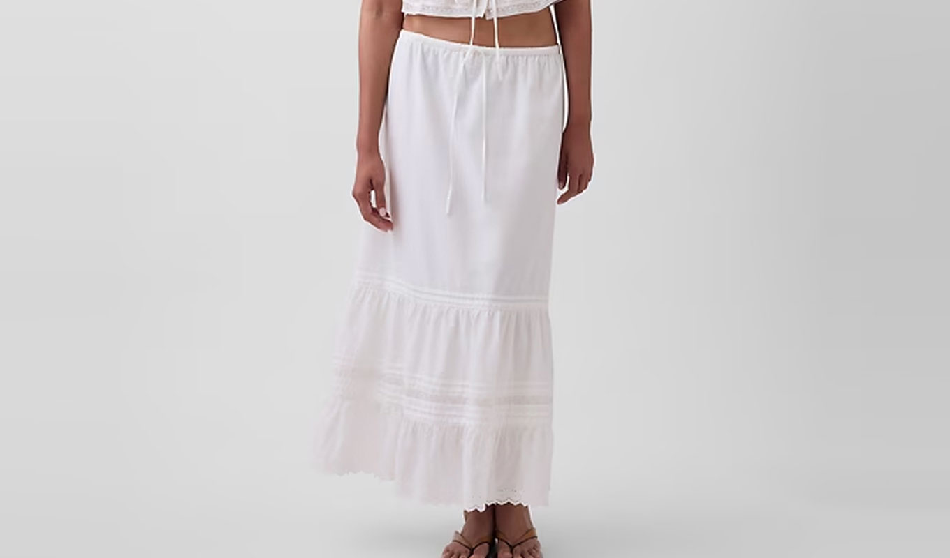 gap eyelet maxi