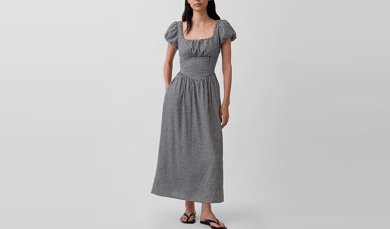 gap gingham dress
