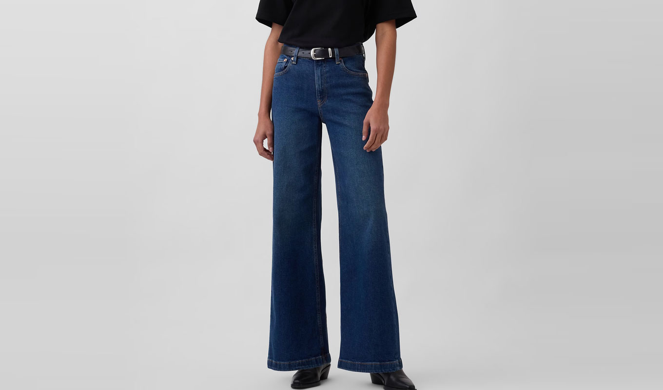 gap wide leg jeans