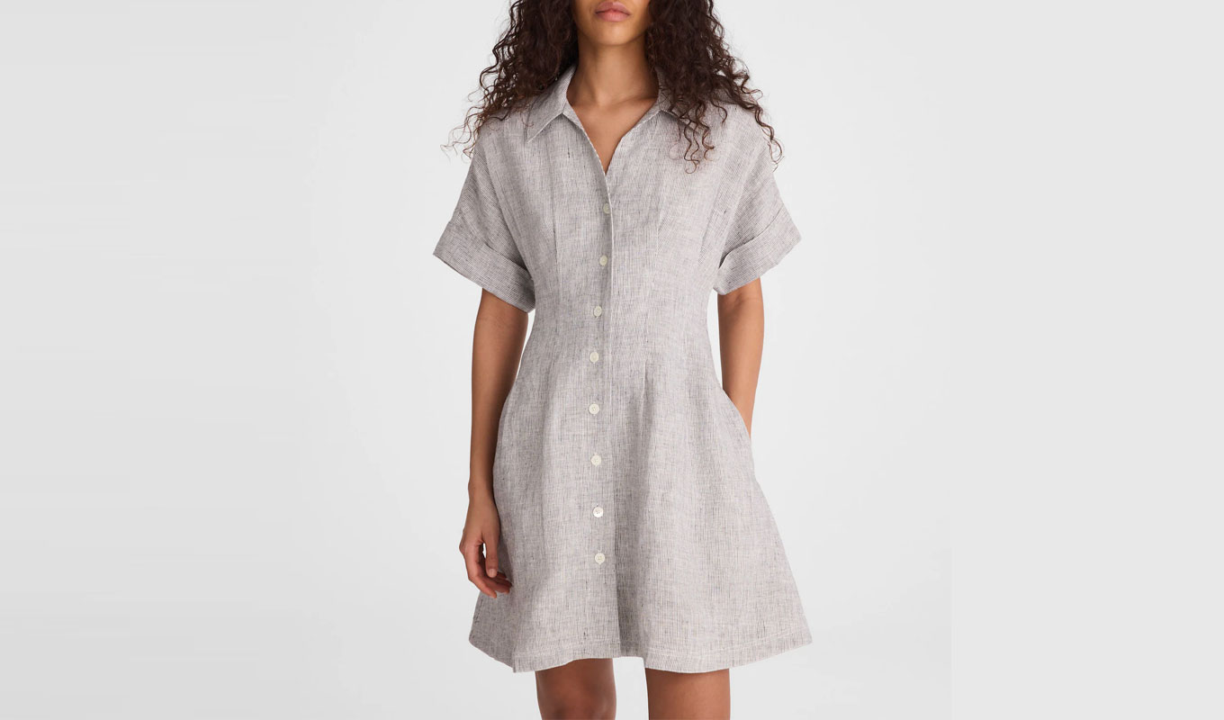 madewell mini shirtdress