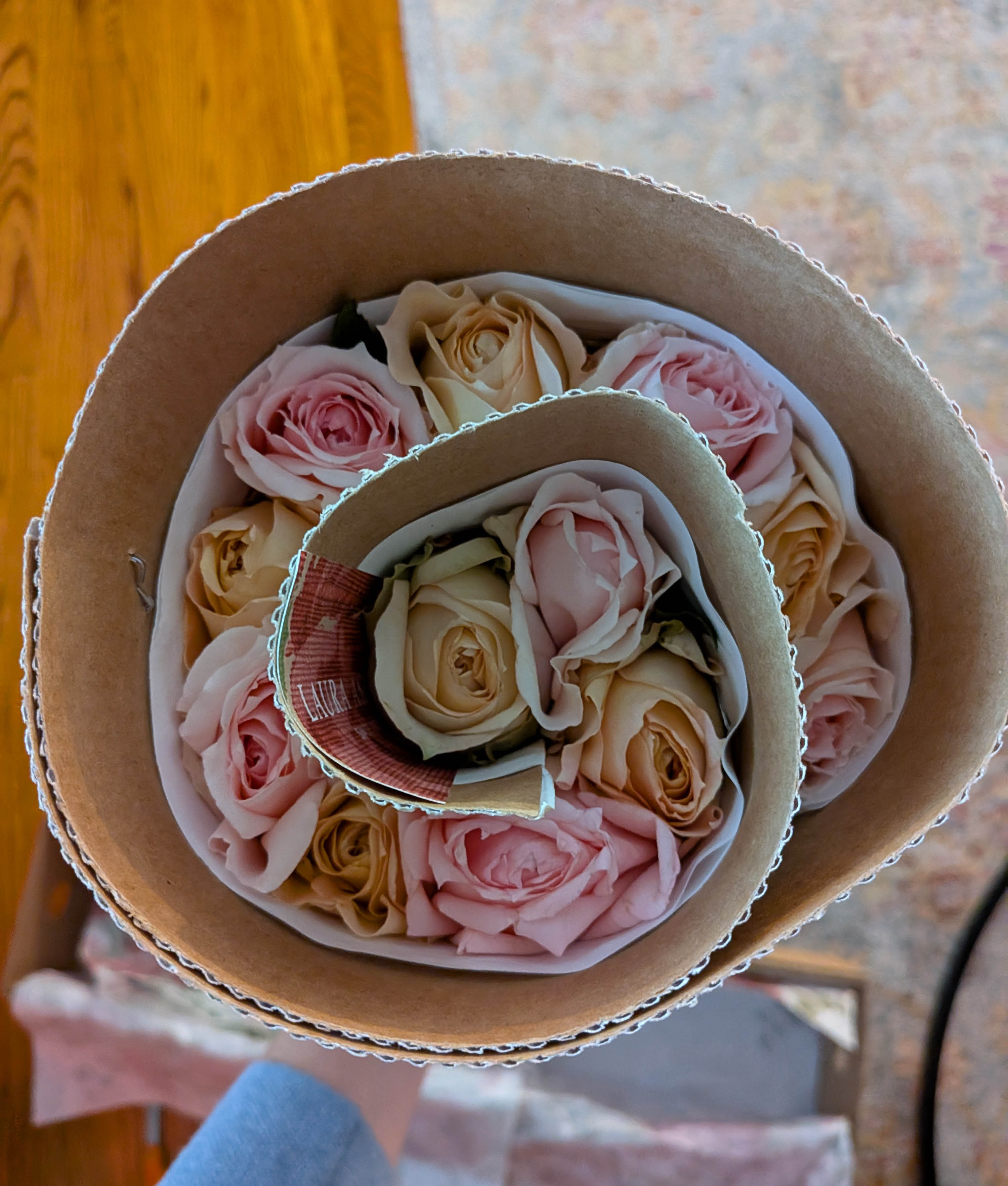 unboxing Laura Ashley roses