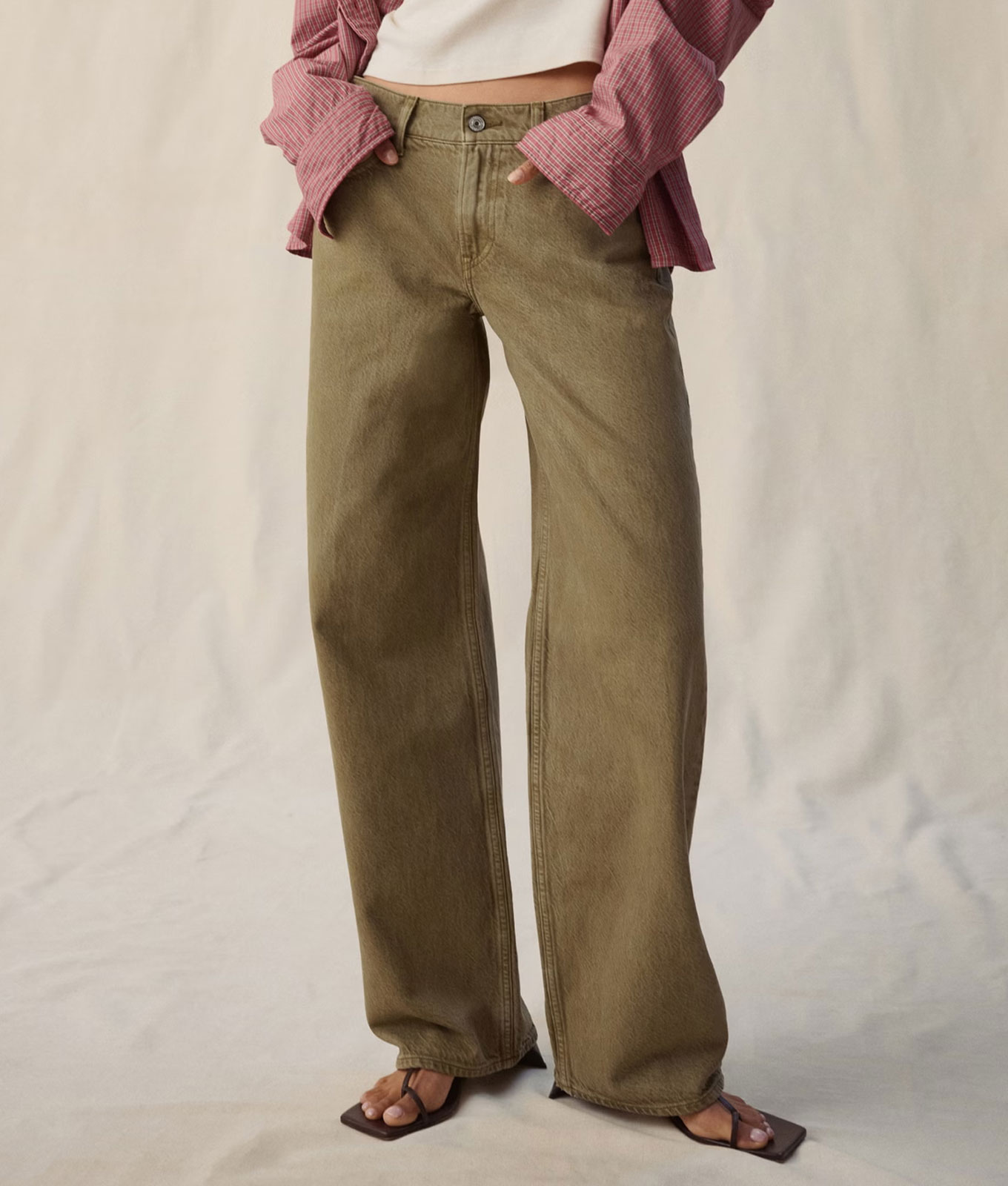 story brown jeans