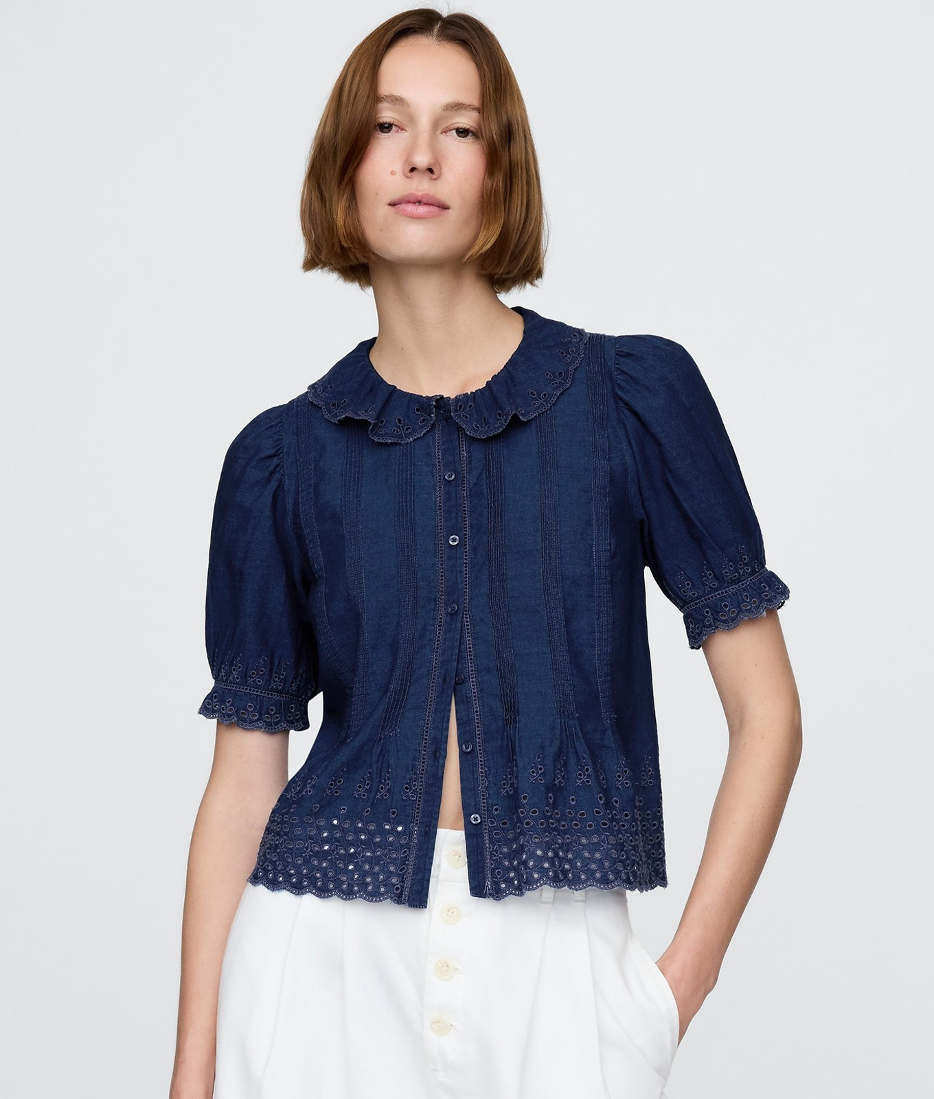 The Gap × Dôen Eyelet Shirt.