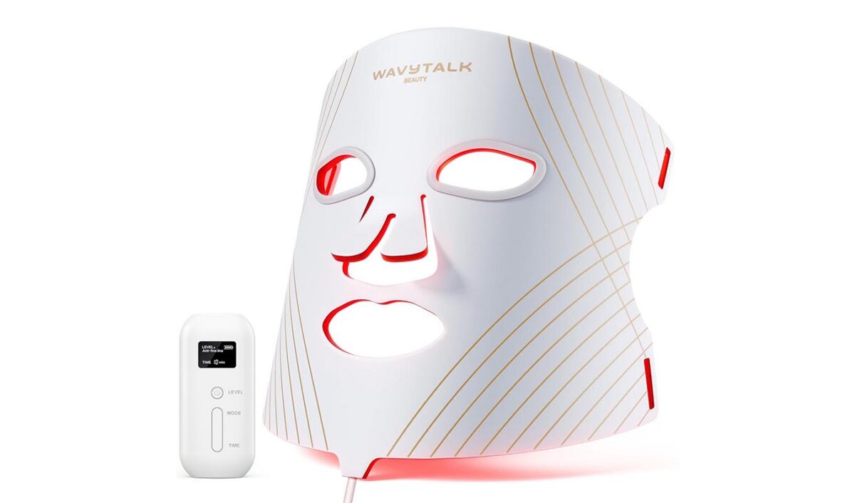 The Wavytalk Red Light Therapy Mask.