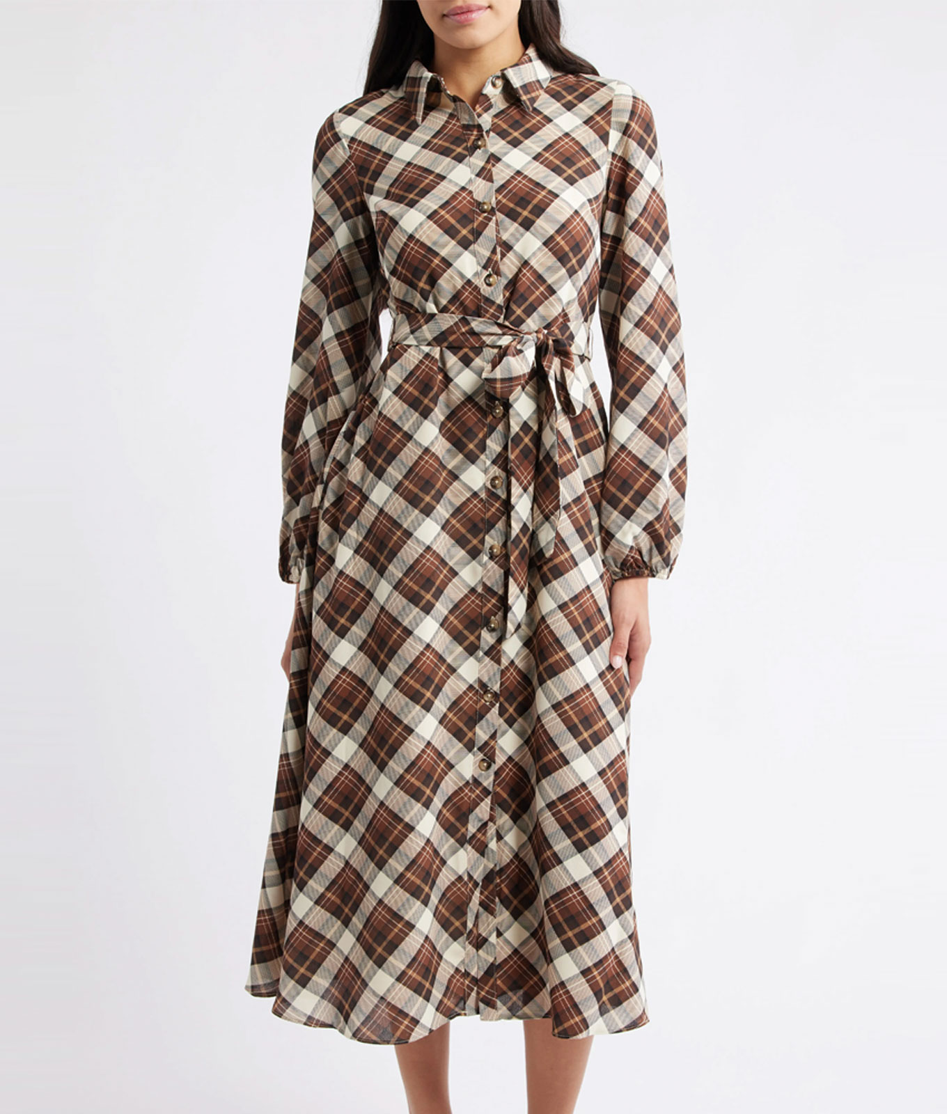 nordstrom half yearly plaid dress