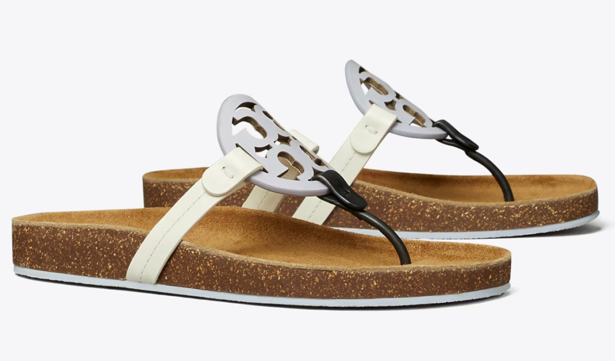 Tory Burch Semi-Annual Sale 2026: Tri-color Miller Cloud Sandals