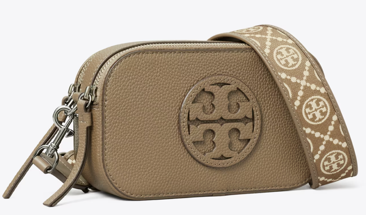 Tory Burch Semi-Annual Sale 2026: brown Miller crossbody