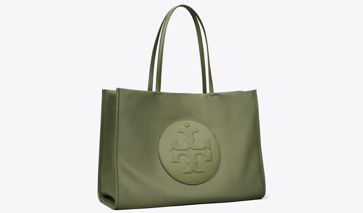 Tory Burch Semi-Annual Sale 2026: Green Ella tote bag
