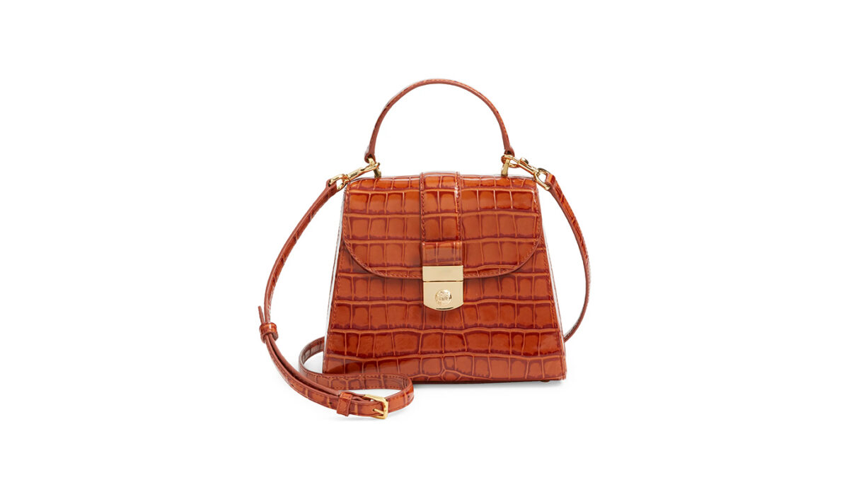 best nordstrom anniversary sale deals: veronica beard croc leather top handle bag
