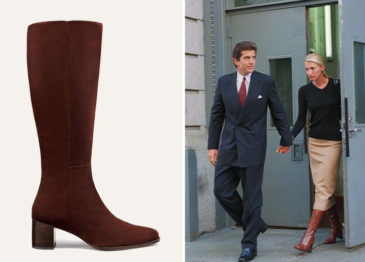 carolyn bessette kennedy core knee high boots1