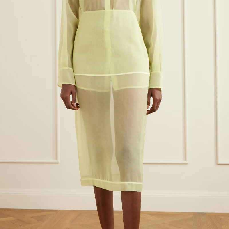 fall fashion trends the frankie shop silk blend midi skirt
