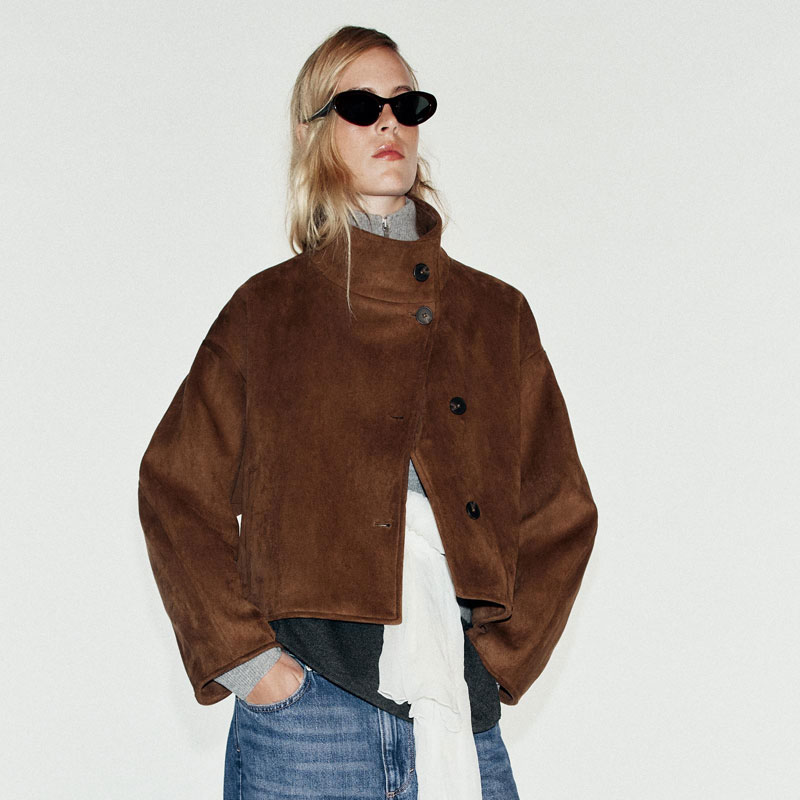fall fashion trends zara faux suede jacket