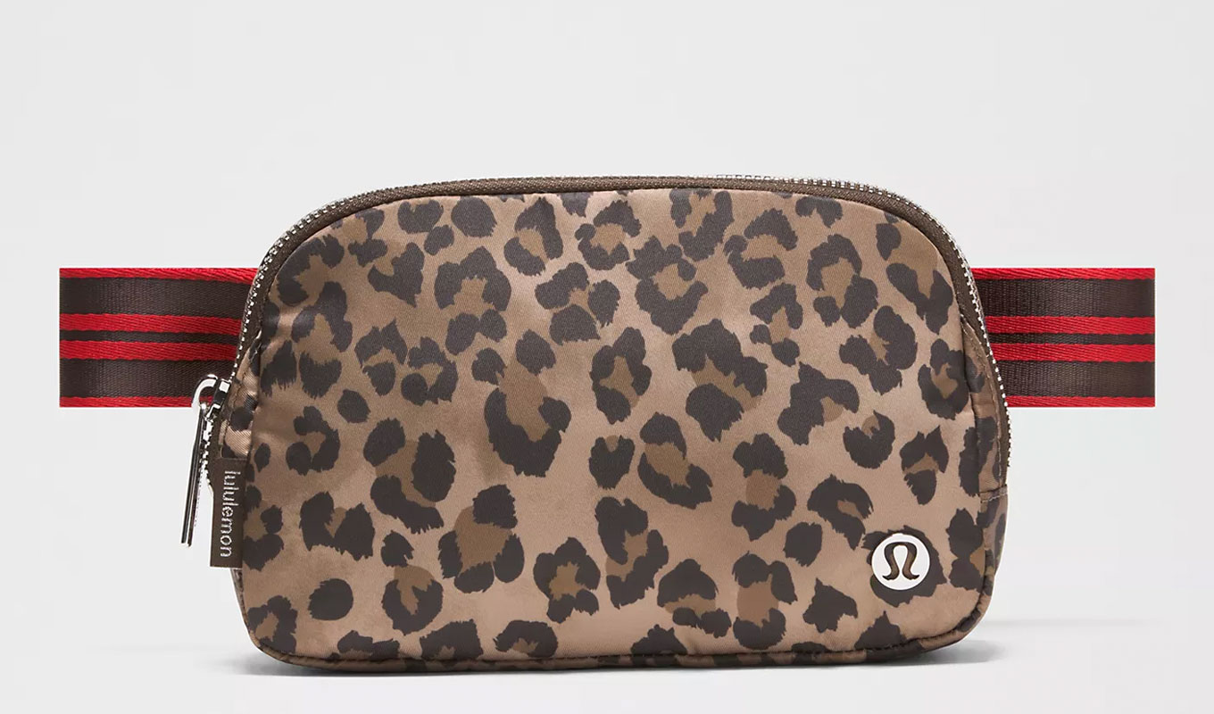 lululemon leopard belt bag
