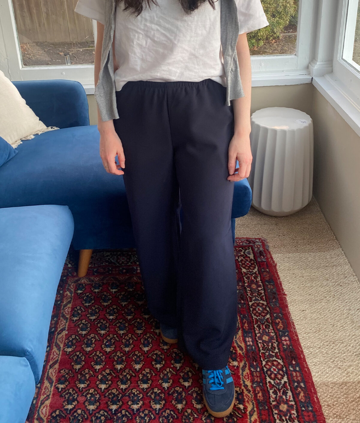 most comfortable pants: gap easy wide leg pants