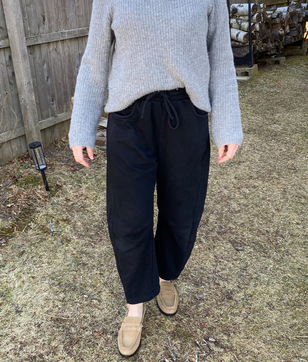 most comfortable pants: seekme barrel sweats