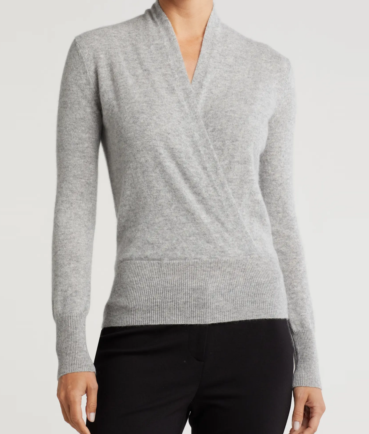 Nordstrom Rack Labor Day Sale 2026: Sofia Cashmere wrap-style sweater