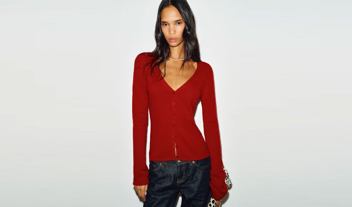 best fall cardigans: reformation cashmere v-neck cardigan