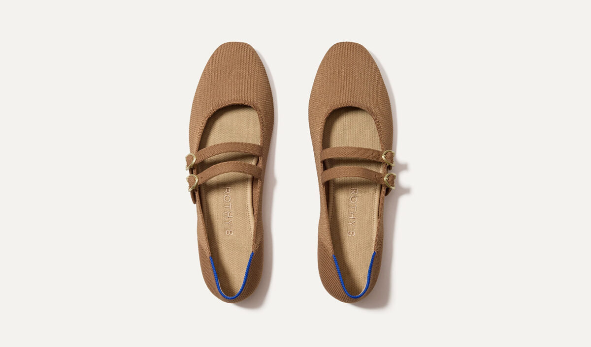 french girl fall rothy's double buckle mary jane