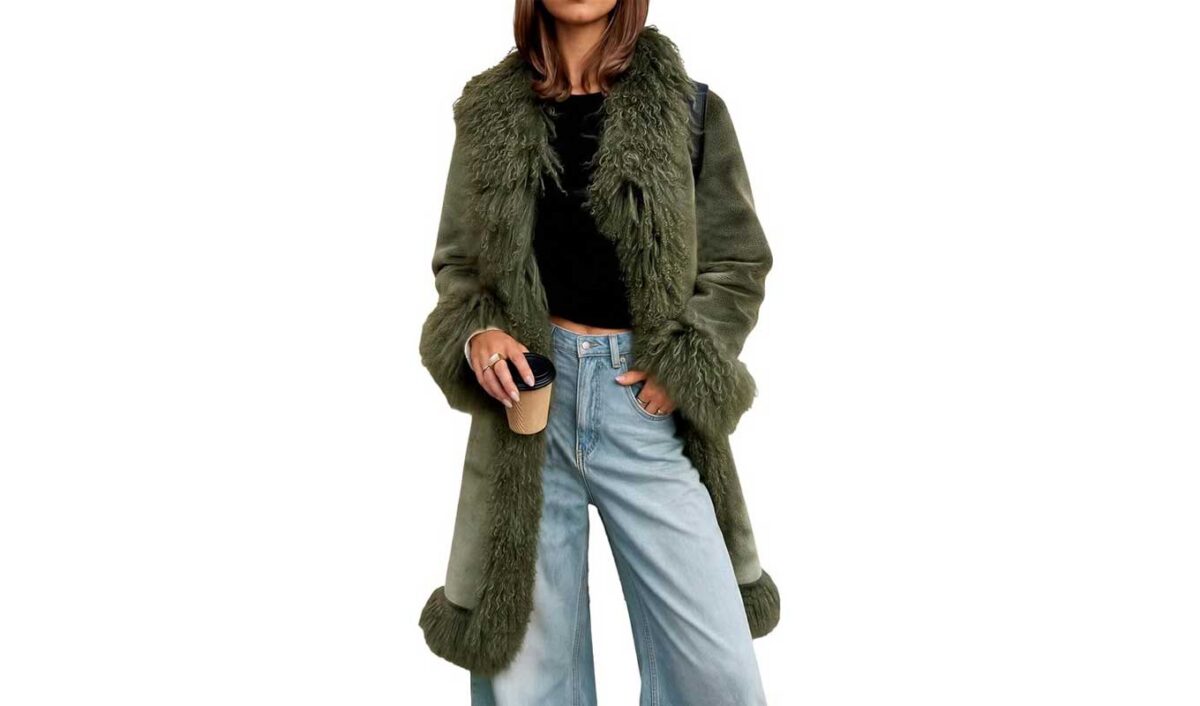 amazon green fur trim coat 1200x706