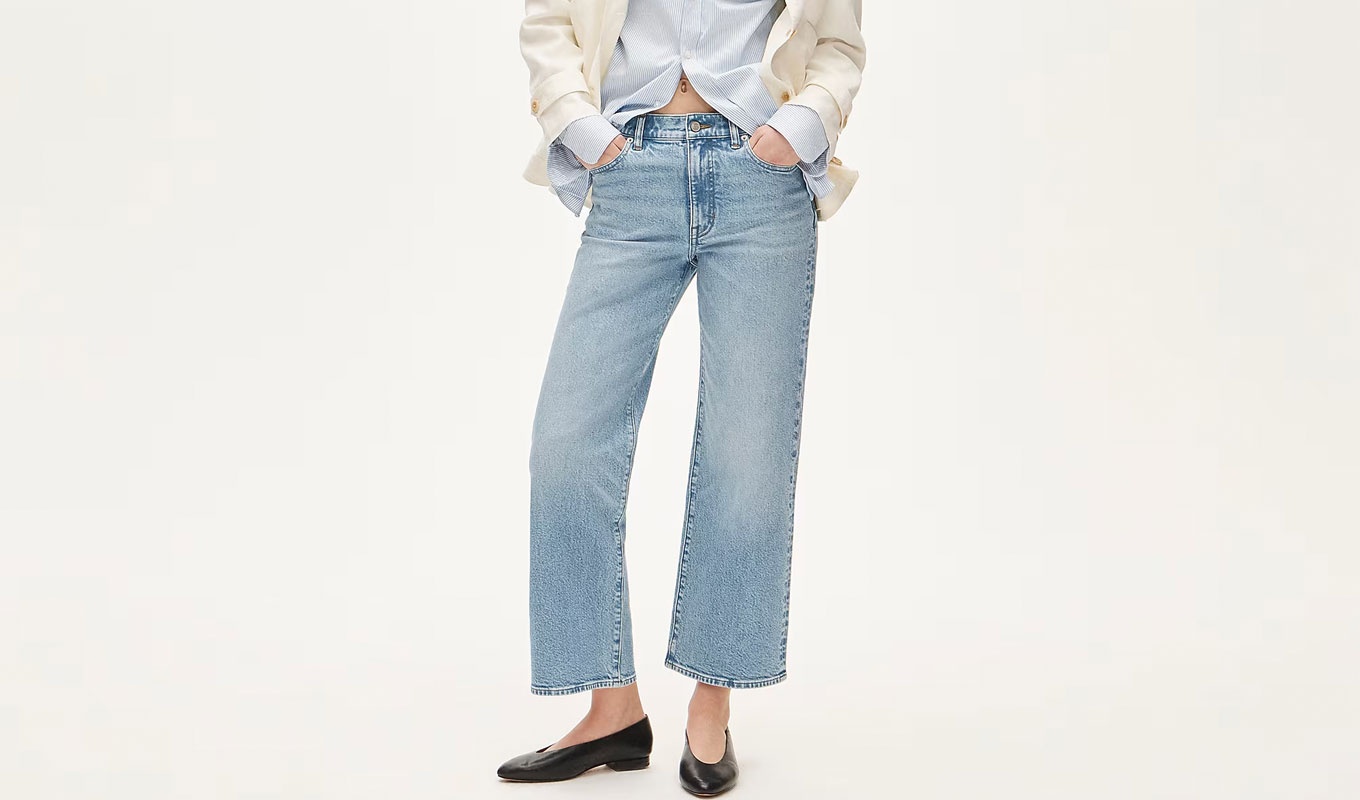 jcrewslimwide jeans